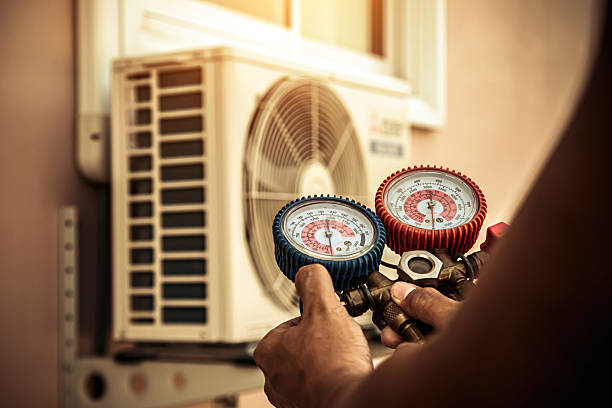 Professional Hvac technician working in Ashland, VA